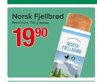 Spar Norsk fjellbrød tilbud