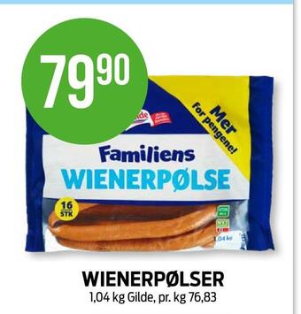 Kiwi Wienerpølser tilbud