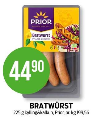 Kiwi Bratwürst tilbud