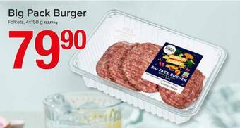 Spar Big pack burger tilbud