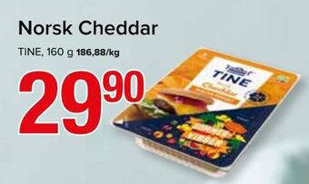 Spar Norsk cheddar tilbud