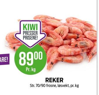 Kiwi Reker tilbud