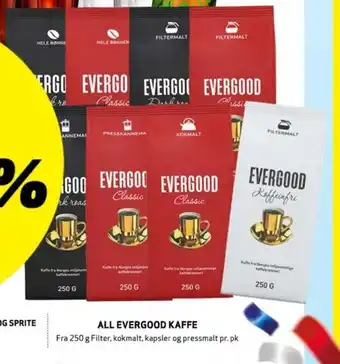 Bunnpris ALL EVERGOOD KAFFE tilbud