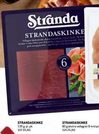 Bunnpris STRANDASKINKE 135 g tilbud