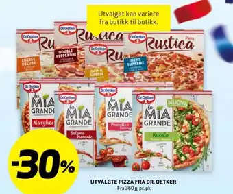Bunnpris UTVALGTE PIZZA FRA DR. OETKER tilbud