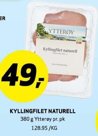 Bunnpris Kyllingfilet naturell tilbud