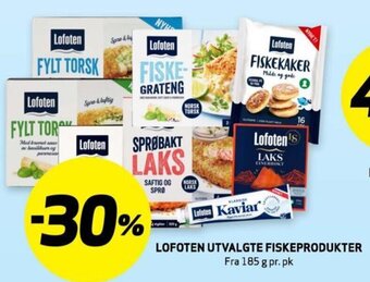 Bunnpris LOFOTEN UTVALGTE FISKEPRODUKTER tilbud