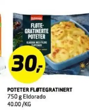 Bunnpris POTETER FLØTEGRATINERT 750 g tilbud
