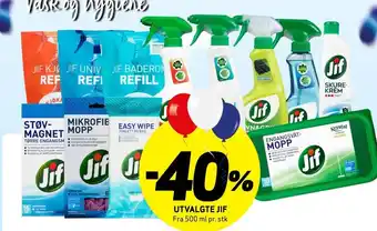 Bunnpris UTVALGTE JIF Fra 500 ml tilbud