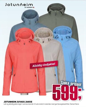 Sport 1 JOTUNHEIM JUVASS JAKKE tilbud