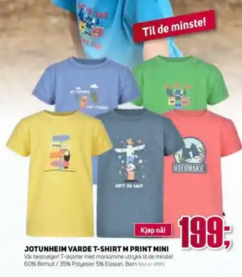 Sport 1 JOTUNHEIM VARDE T-SHIRT M PRINT MINI tilbud