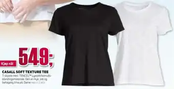 Sport 1 CASALL SOFT TEXTURE TEE tilbud