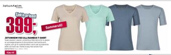Sport 1 JOTUNHEIM VEO ULL/BAMBUS T-SHIRT tilbud