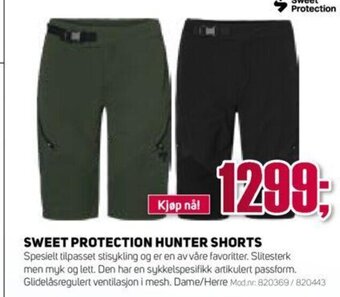 Sport 1 SWEET PROTECTION HUNTER SHORTS tilbud
