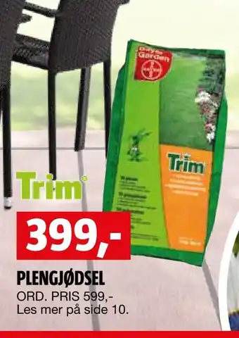 Bauhaus Plengjødsel tilbud