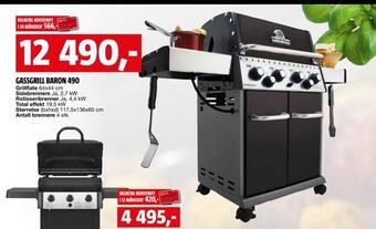 Bauhaus Gassgrill baron 490 tilbud