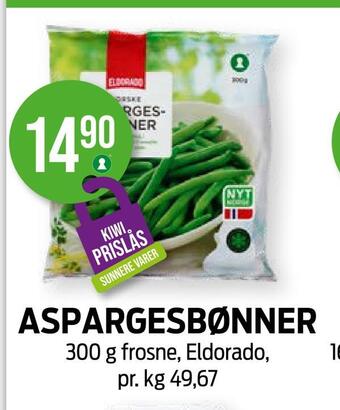 Kiwi Aspargesbønner tilbud