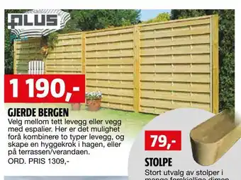 Bauhaus Gjerde bergen tilbud