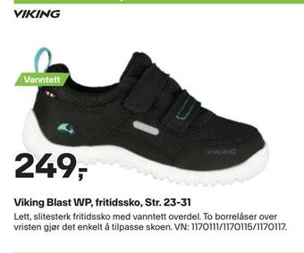 XXL Sport Viking blast wp, fritidssko, str. 23-31 tilbud