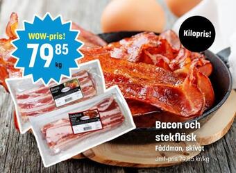 Eurocash Bacon och stekfläsk tilbud