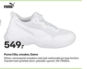 XXL Sport Puma cilia, sneaker, dame tilbud
