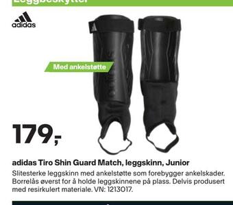 XXL Sport Adidas tiro shin guard match, leggskinn, junior tilbud