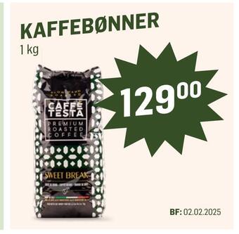 Holdbart Kaffebønner tilbud