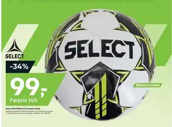 XXL Sport Select fb stadia 5,0 football, fotball tilbud