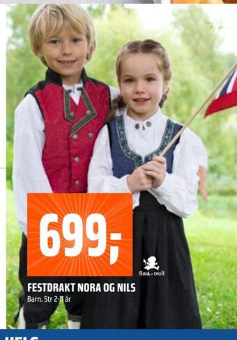 Coop Obs Festdrakt nora og nils tilbud