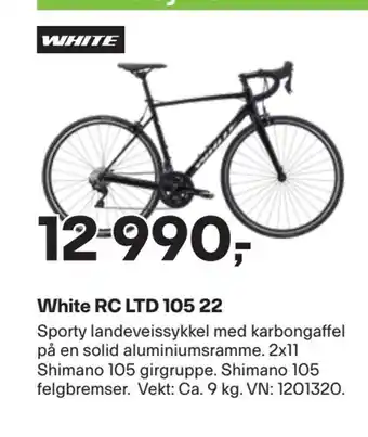 XXL Sport White rc ltd 105 22 tilbud