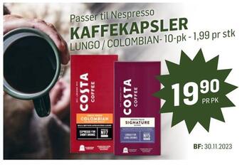 Holdbart Kaffekapsler tilbud