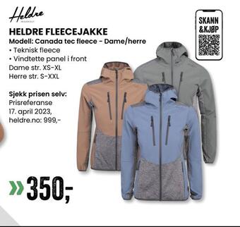 Sport Outlet Heldre fleecejakke tilbud