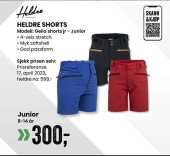 Sport Outlet Heldre shorts tilbud
