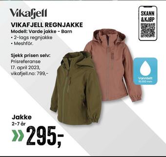 Sport Outlet Vikafjell regnjakke tilbud