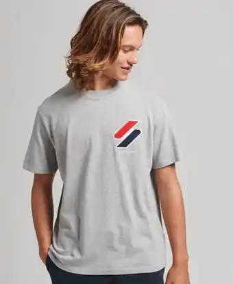 Superdry Classic t-skjorte med applikasjoner tilbud