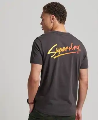 Superdry Vintage downtown script t-skjorte tilbud