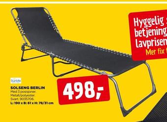 jem & fix Solseng berlin tilbud