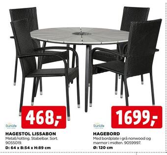 jem & fix Hagebord tilbud