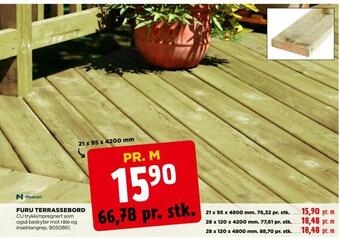 jem & fix Furu terrassebord tilbud