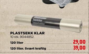 jem & fix Plastsekk klar tilbud
