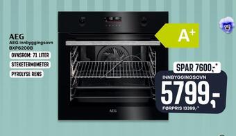 Skousen Aeg innbyggingsovn bxp6200b tilbud