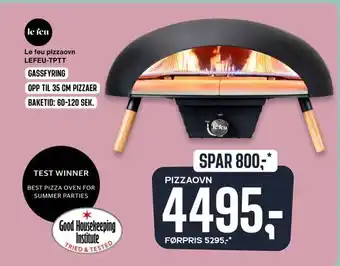 Skousen Le feu pizzaovn lefeu-tptt tilbud