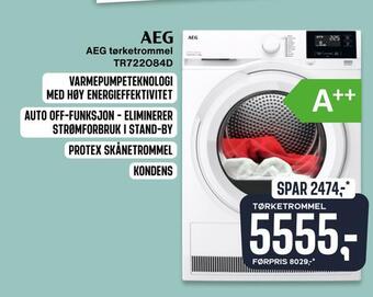 Skousen Aeg tørketrommel tr722o84d tilbud