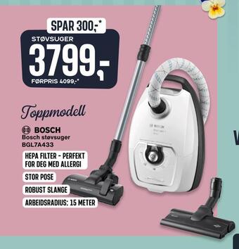 Skousen Bosch støvsuger tilbud