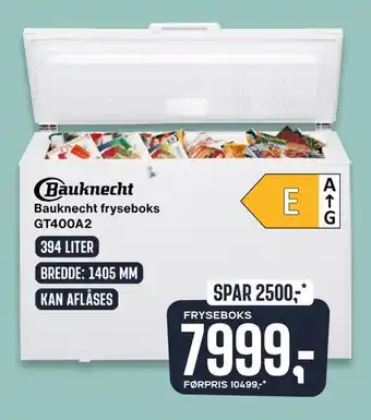 Skousen Bauknecht fryseboks gt400a2 tilbud