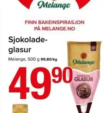 Spar Sjokolade-glasur Melange, 500 g tilbud