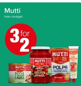 Spar Mutti hele utvalget tilbud