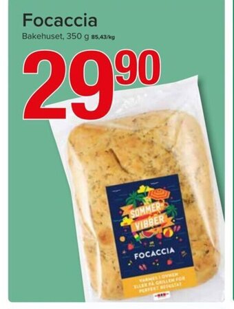 Spar Focaccia Bakehuset, 350 g tilbud