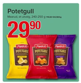 Spar Potetgull tilbud