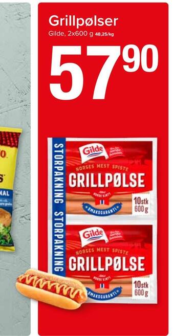 Spar Grillpølser tilbud